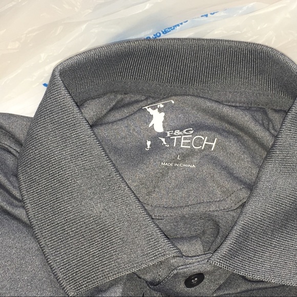 F&G TECH Mens golfweek Hokies Polo Shirt - Picture 4 of 7